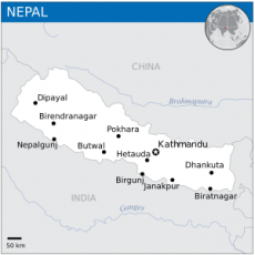 Map of Nepal