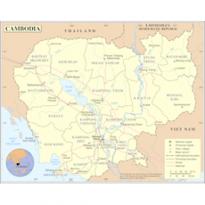 Map of Cambodia